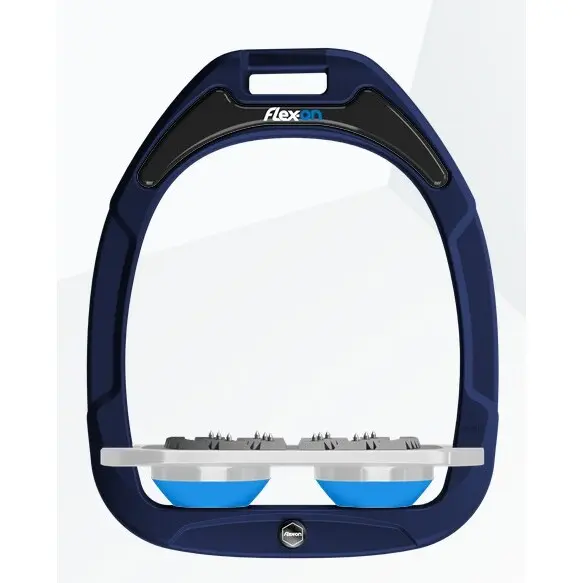 Ultra Grip Flachsteigbügel Marine/Grau/Blau Flex-On Green Composite