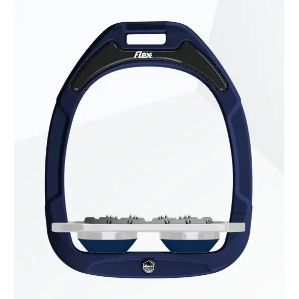 Ultra Grip Flachsteigbügel Marine/Grau/Marine Flex-On Green Composite