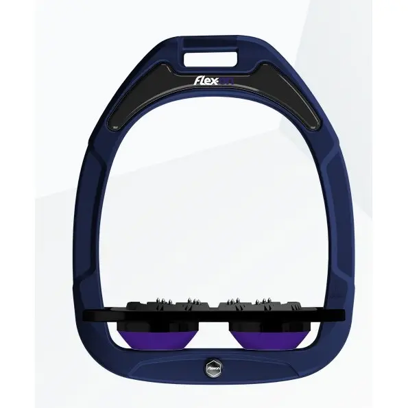 Sattelhalterung Ultra Grip Marine/Schwarz/Violett Flex-On Green Composite
