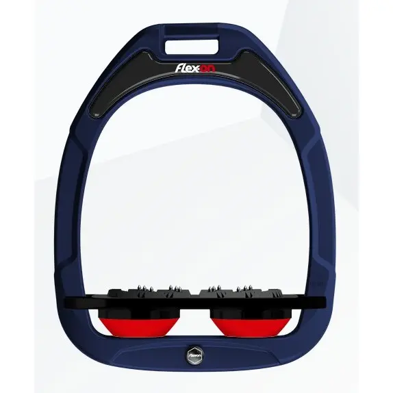 Plattensättel Ultra Grip Marine/Schwarz/Rot Flex-On Green Composite