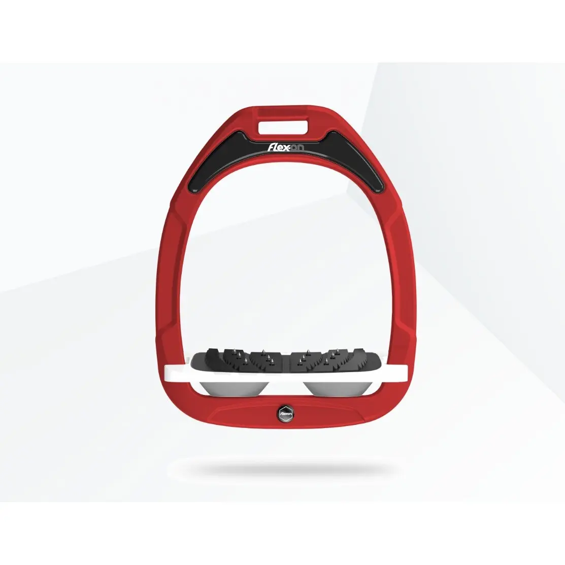 Ultra Grip Steigbügel Bordeaux/Grau/Weiß Flex-On Green Composite