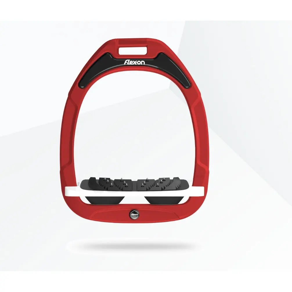 Steigbügel Ultra Grip Bordeaux/Schwarz/Schwarz Flex-On Green Composite