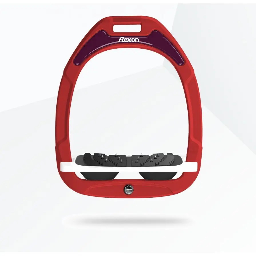 Comparer les prix de Étriers Incliné Ultra Grip Bordeaux/Noir/Prune Flex-On Green Composite