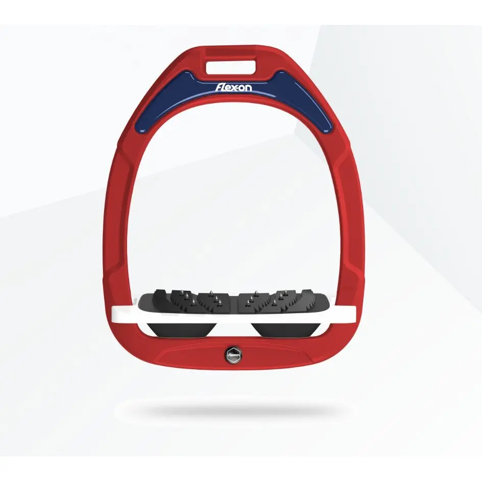 Ultra Grip Neigungssteigbügel Bordeaux/Schwarz/Marine Flex-On Green Composite