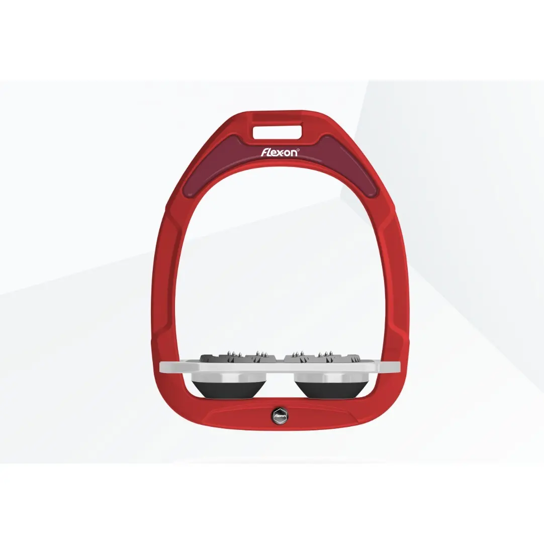 Ultra Grip Flachsteigbügel Bordeaux/Schwarz/Bordeaux Flex-On Green Composite