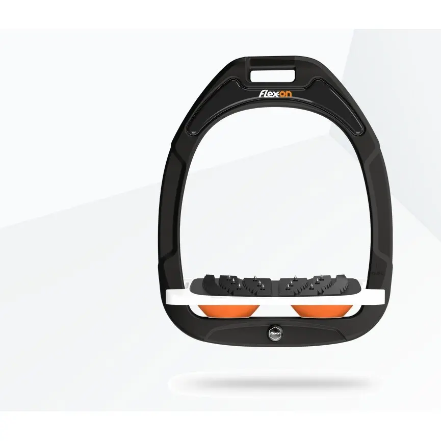Schrägsteigbügel Ultra Grip Grün/Weiß/Orange Flex-On Green Composite