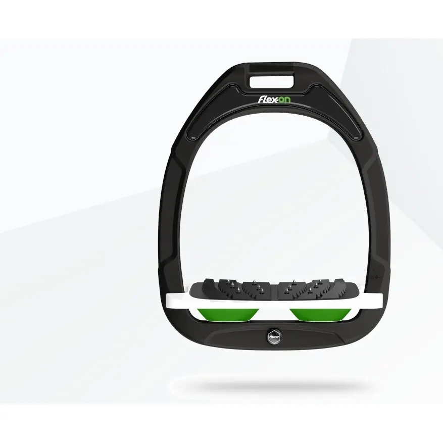 Ultra Grip Steigbügel grün/weiß/grün Flex-On Green Composite