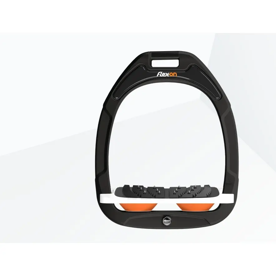 Schrägsteigbügel Ultra Grip Grün/Grau/Orange Flex-On Green Composite
