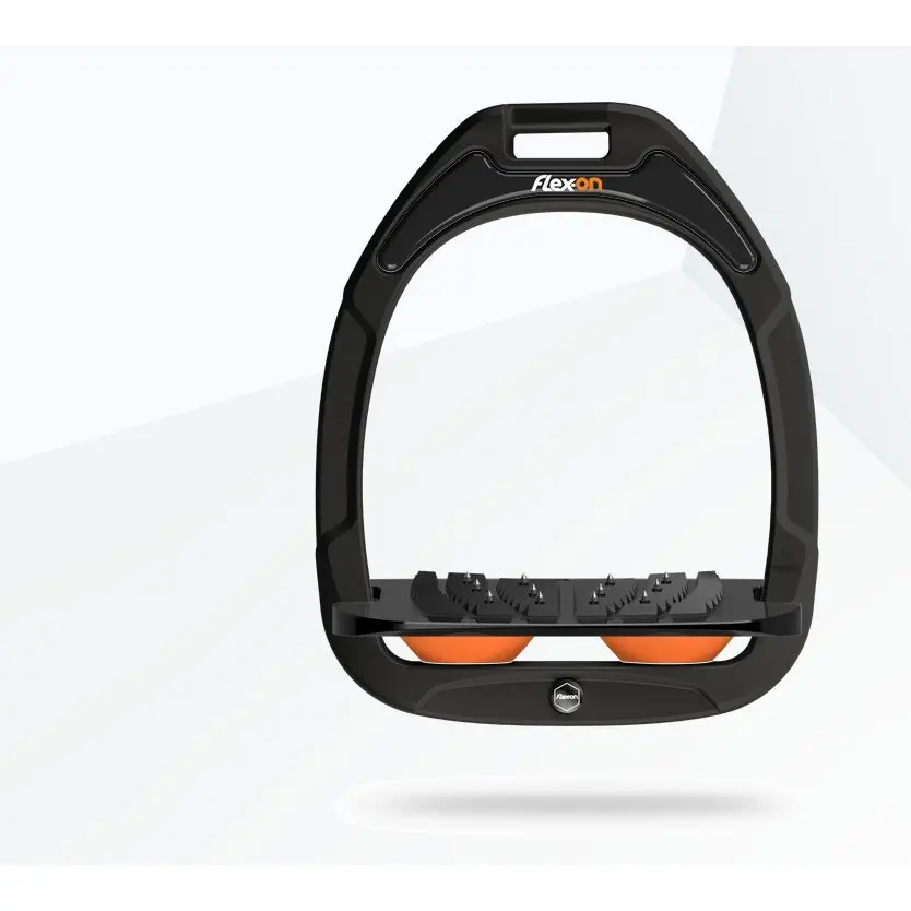 Schrägsteigbügel Ultra Grip Grün/Schwarz/Orange Flex-On Green Composite