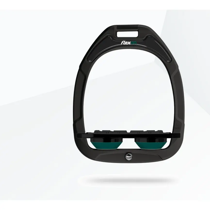 Comparer les prix de Étriers Plat Grip Vert/Noir/Vert Flex On Green Composite