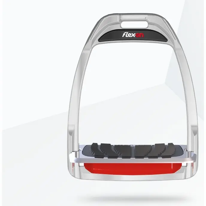 Aluminium Steigbügel Winklig Grip Lila Flex-On Hunter H