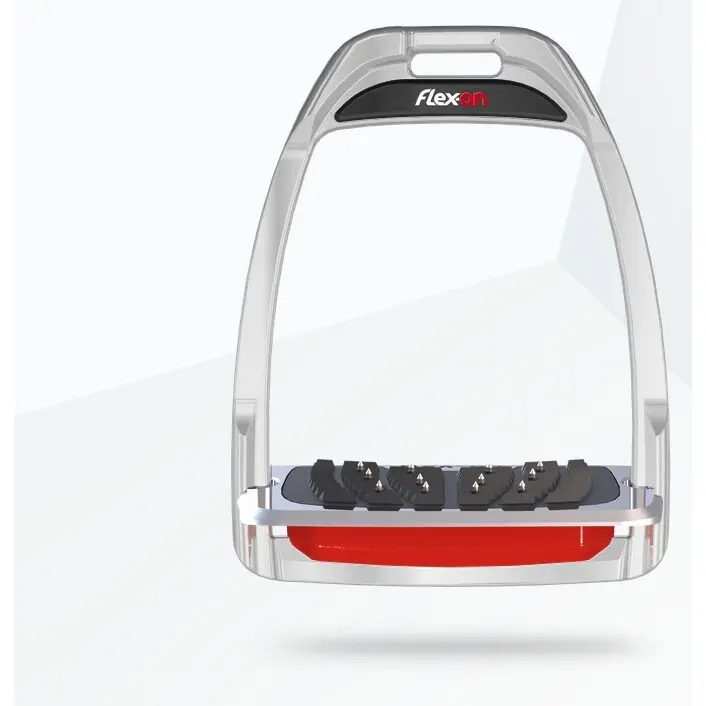 Aluminium Steigbügel Ultra Grip Aluminium/Blau Flex-On Hunter H