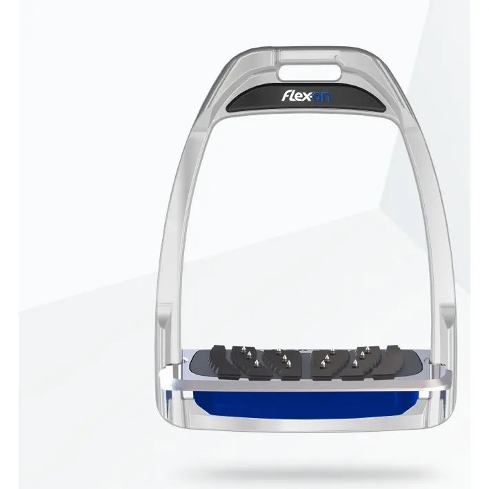 Étriers Aluminium Incliné Ultra Grip Aluminium/Bleu Flex-On Hunter H