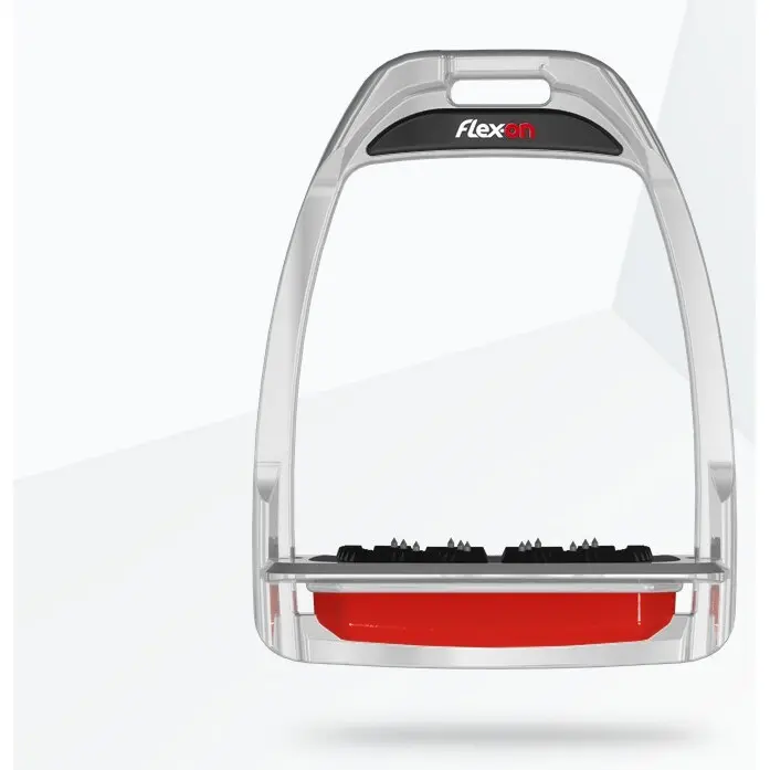 Ultra Grip Aluminium/Silber/Rosa Aluminium Steigbügel Flex-On Hunter H