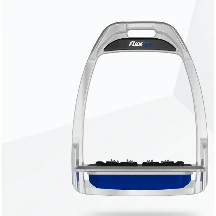 Étriers Aluminium Plat Ultra Grip Aluminium/Bleu Flex-On Hunter H