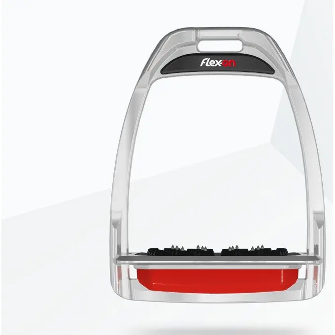 Étriers Plat Ultra Grip Noir/Noir/Rose Flex-On Hunter H