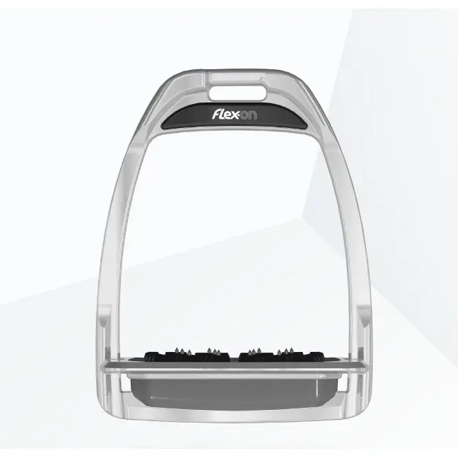 Ultra Grip Aluminium/Gris Flach-Aluminium-Steigbügel Flex-On Hunter H