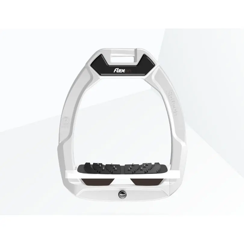 Sicherheitssteigbügel Reiter Ultra Grip Weiß/Weiß/Braun Flex-On Safe-On