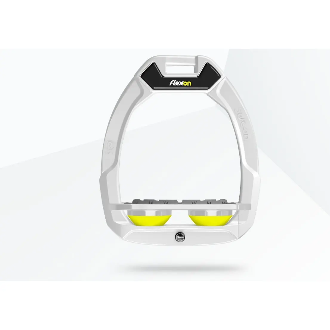 Meilleurs prix pour Étriers de sécurité d’équitation Plat Grip Blanc/Gris/Jaune Flex-On Safe-On