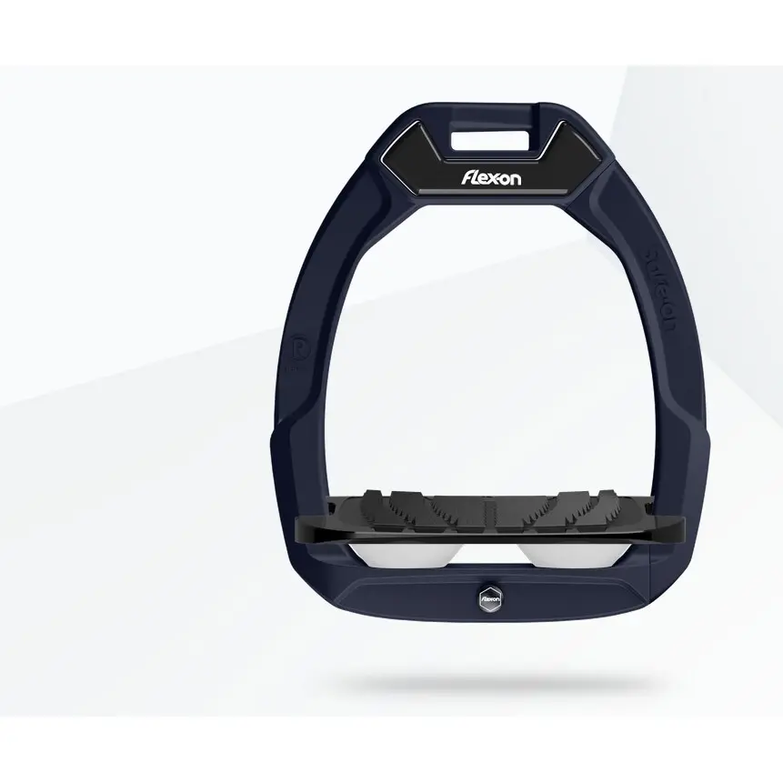 Reitsteigeren mit Sicherheit, Neigung Grip Aluminium/Schwarz/Weiß Flex-On Safe-On