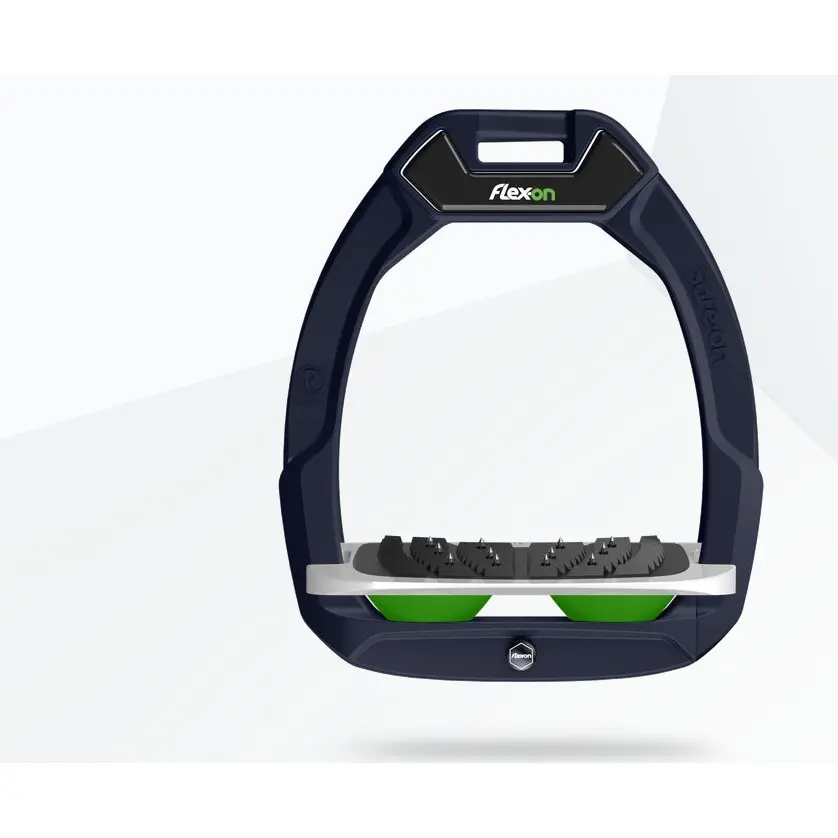 Sicherheitssättelträger Schräg Ultra Grip Aluminium/Grau/Grün Flex-On Safe-On