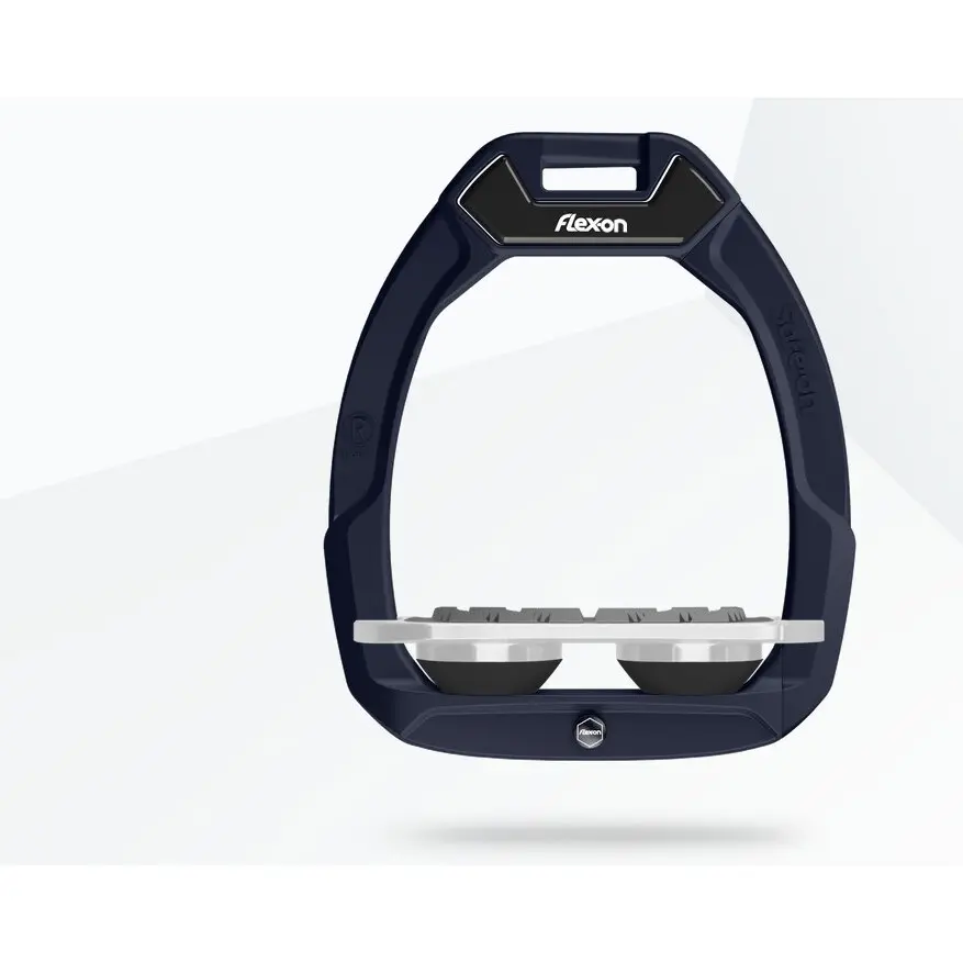 Sicherheitssteigbügel Flat Grip Aluminium/Grau/Schwarz Flex-On Safe-On
