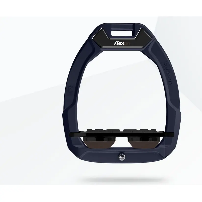 Sicherheitssteigbügel Flat Grip Aluminium/Schwarz/Braun Flex-On Safe-On
