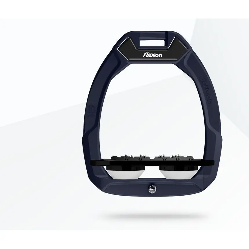 Comparer les prix de Étriers de sécurité d’équitation Plat Ultra Grip Aluminium/Noir/Blanc Flex-On Safe-On
