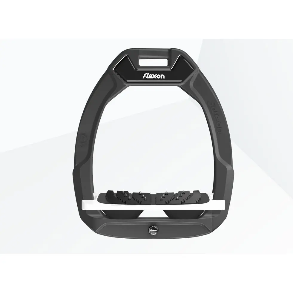 Sicherheitsreitsteigbügel Neigung Ultra Grip Anthrazit/Weiß/Schwarz Flex-On Safe-On