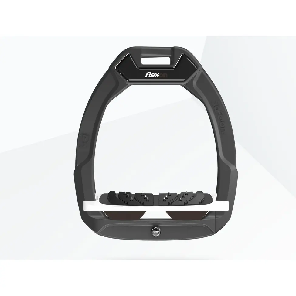 Sicherheitssättel mit Ultra Grip schräg Anthrazit/Weiß/Braun Flex-On Safe-On