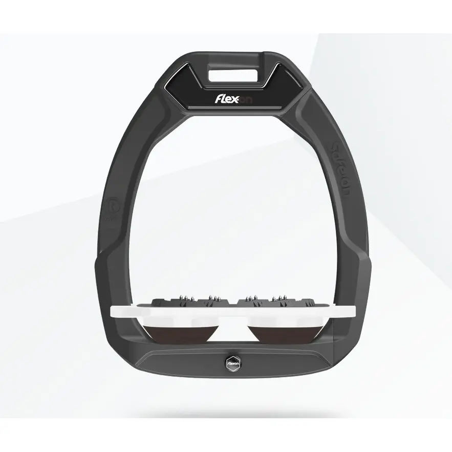 Sicherheitsreitstangen Plat Ultra Grip Anthrazit/Weiß/Braun Flex-On Safe-On