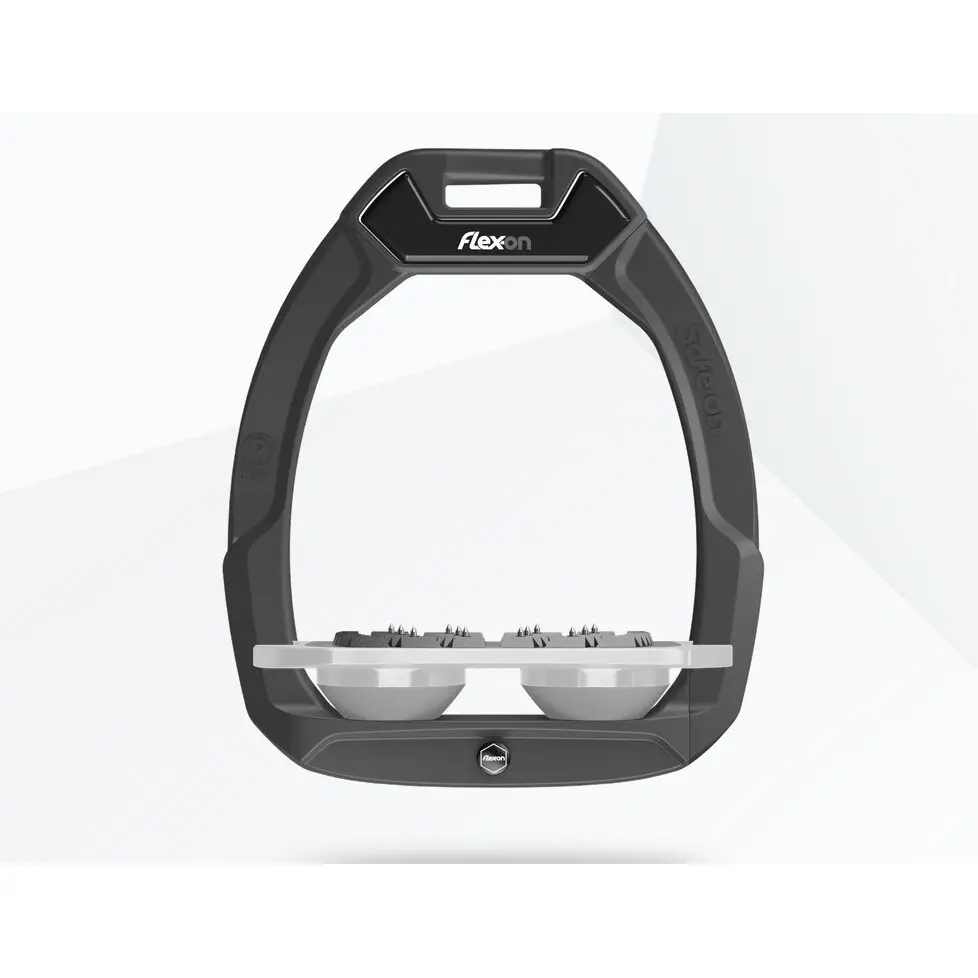 Comparer les prix de Étriers de sécurité d’équitation Plat Ultra Grip Anthracite/Gris/Gris Flex-On Safe-On