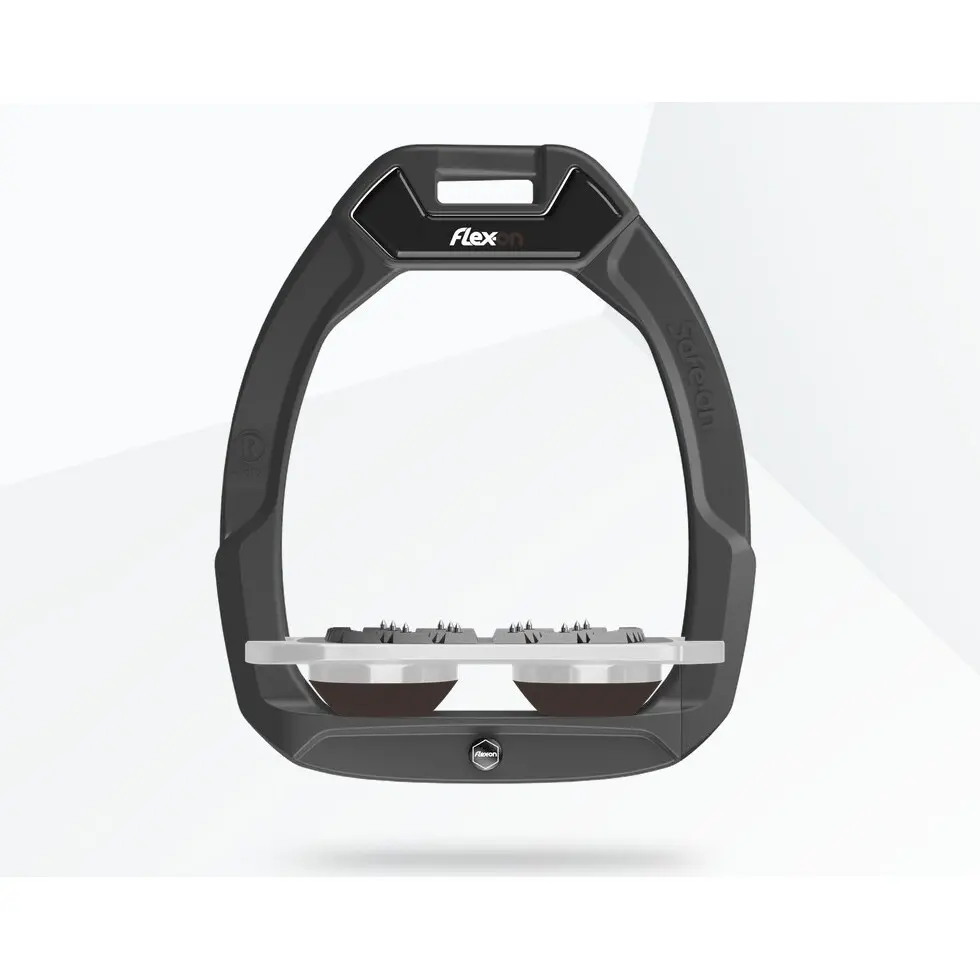 Sicherheitssättelstützen Flach Ultra Grip Anthrazit/Grau/Braun Flex-On Safe-On