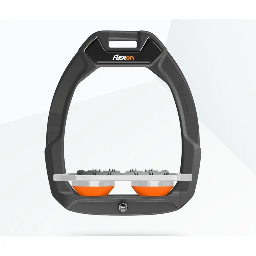 Sicherheitssättel mit flachem Ultra Grip Anthrazit/Grau/Orange Flex-On Safe-On