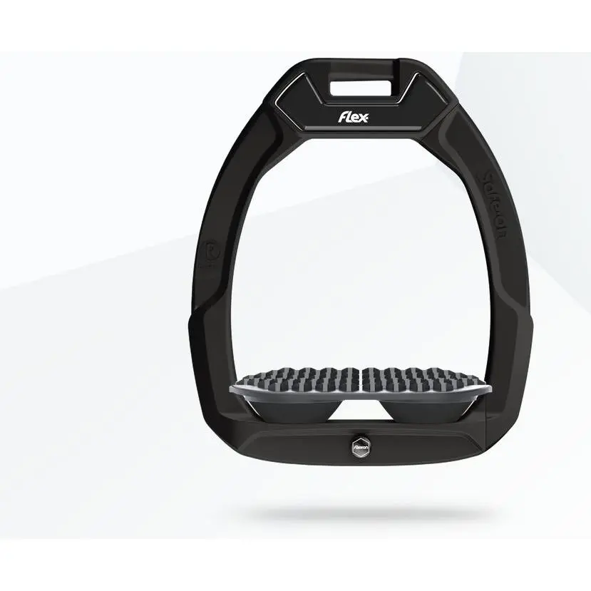 Comparer les prix de Étriers de sécurité d’équitation Endurance Noir/ Gris/Noir Flex On Safe-On