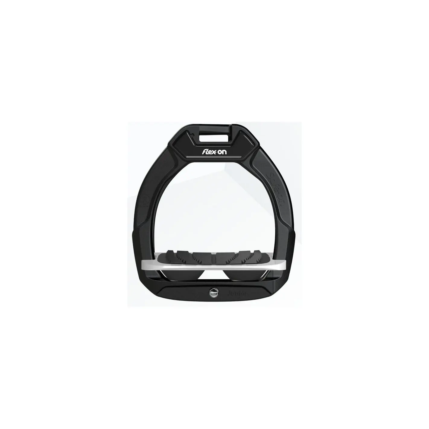 Sicherheitssteigbügel Reiten Geneigt Grip Schwarz/Grün/Schwarz Flex-On Safe-On