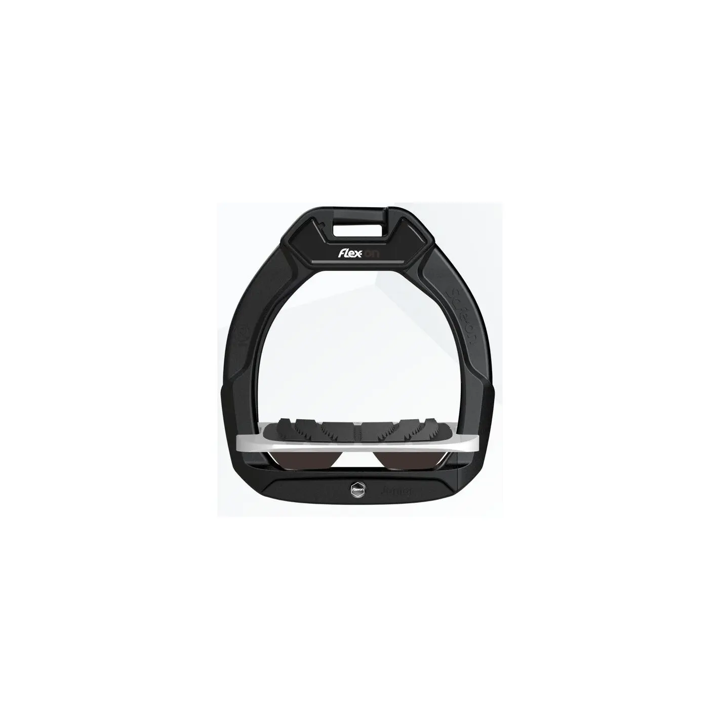 Étriers de sécurité d’équitation Incliné Grip Noir/Gris/Marron Flex-On Safe-On
