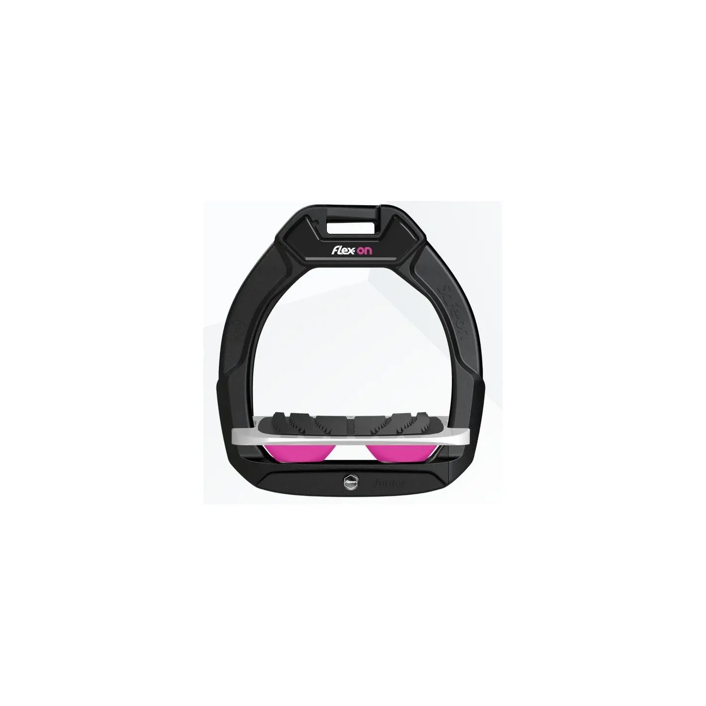 Meilleurs prix pour Étriers de sécurité d’équitation Incliné Grip Noir/Gris/Rose Flex On Safe-On