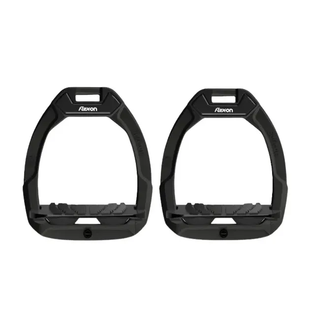 Comparer les prix de Étriers de sécurité d’équitation Incliné Grip Noir/Noir/Noir Flex On Safe-On