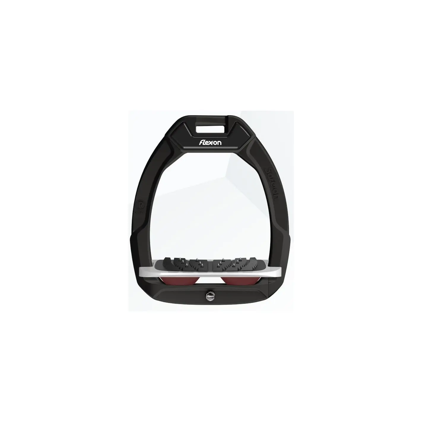 Meilleurs prix pour Étriers de sécurité d’équitation Incliné Ultra Grip Noir/Gris/Bordeaux Flex-On Safe-On