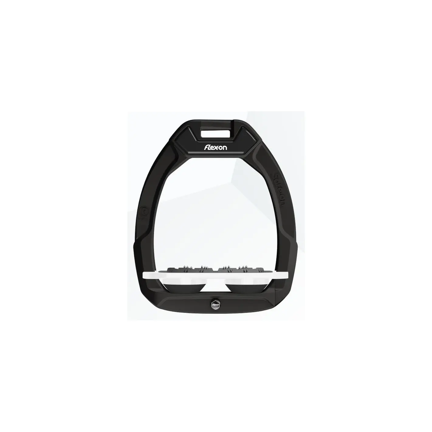 Meilleurs prix pour Étriers de sécurité d’équitation Plat Ultra Grip Noir/Blanc/Noir Flex-On Safe-On