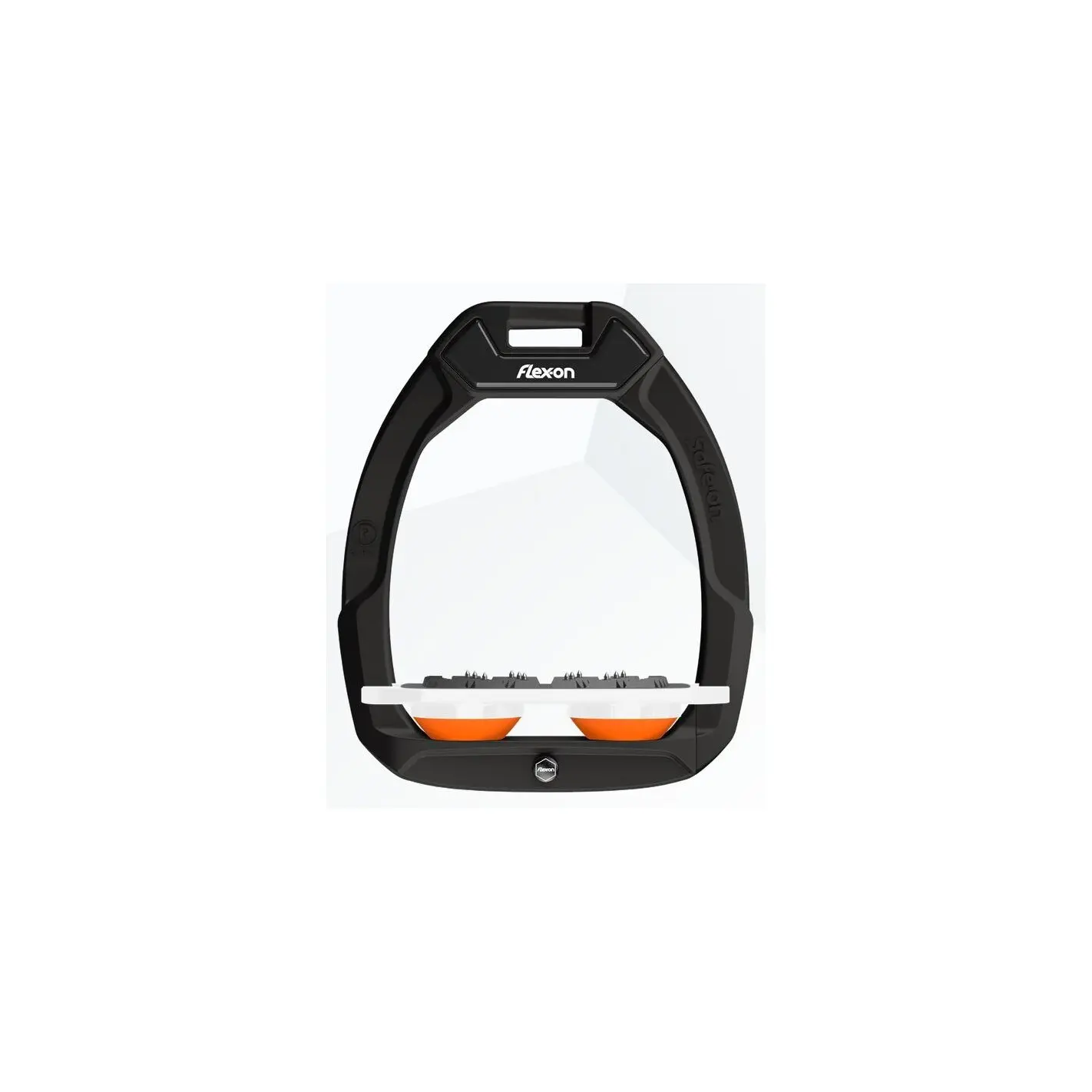Sicherheitssteigbügel Plat Ultra Grip Schwarz/Weiß/Gelb Flex-On Safe-On
