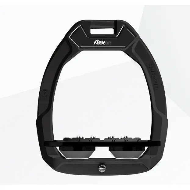 Comparer les prix de Étriers de sécurité d’équitation Plat Ultra Grip Noir/Noir/Anthracite Flex On Safe-On
