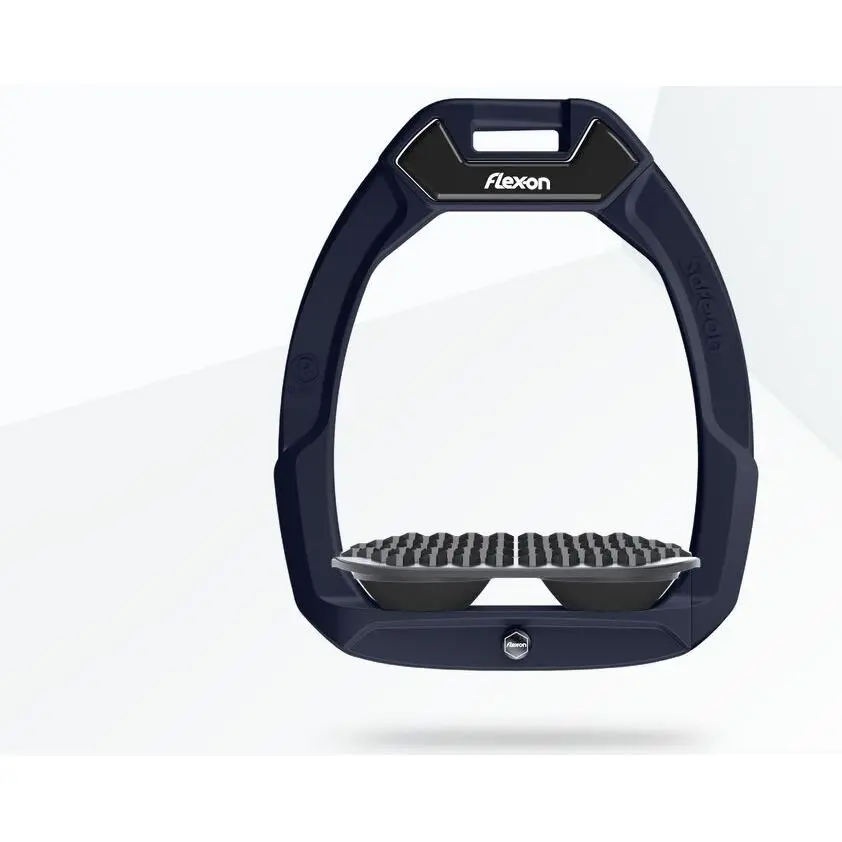Sicherheitssteigbügel für das Reiten Endurance Braun/Grau/Schwarz Flex-On Safe-On