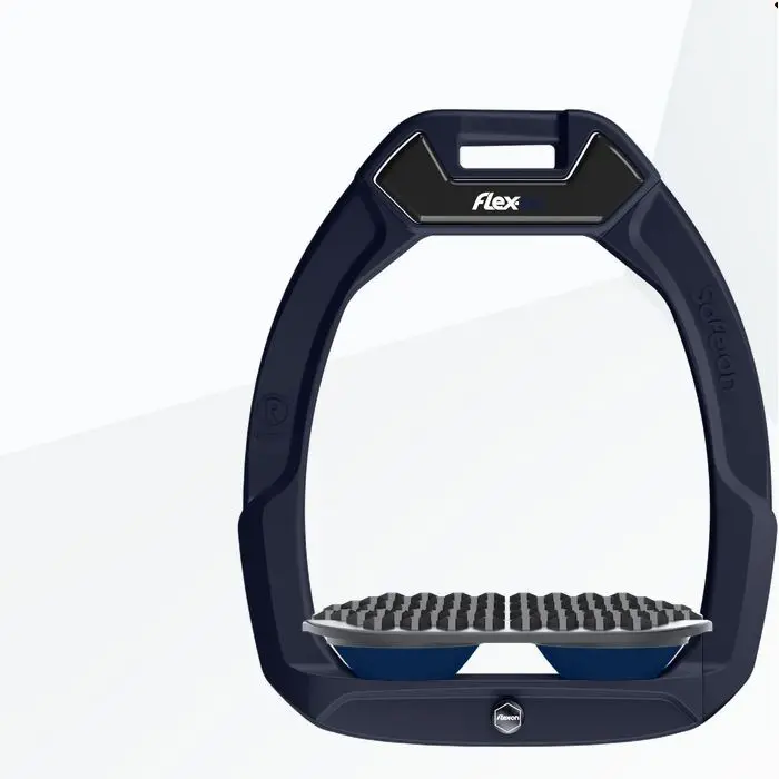 Sicherheitssteigbügel Reiten Endurance Braun/Grau/Marine Flex-On Safe-On