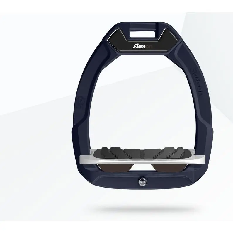Sicherheitssteigbügel Reiten Neigung Grip Braun/Grau/Braun Flex-On Safe-On