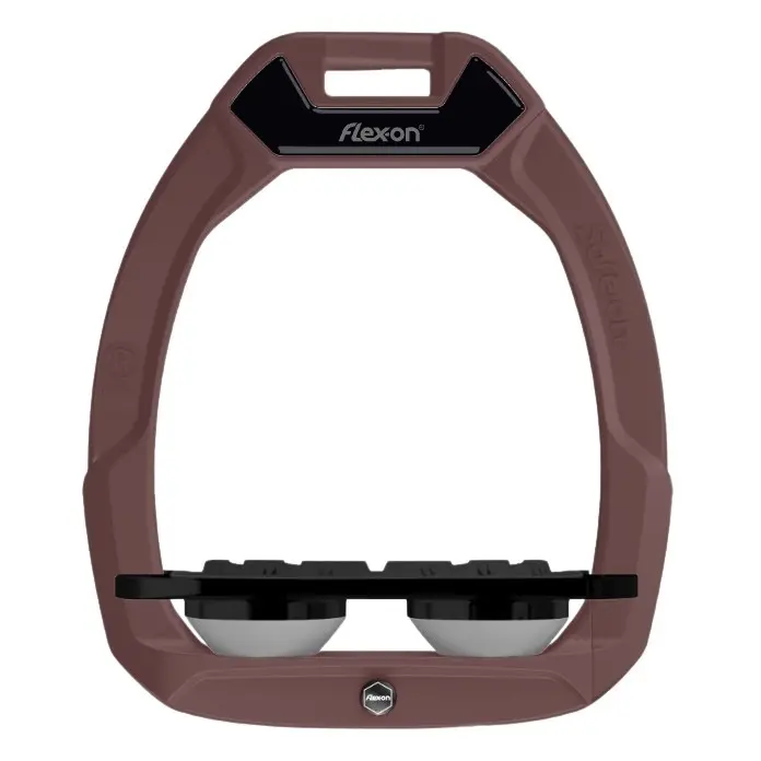 Sicherheitsreitertrittplatten braun/schwarz/grau Flex-On Safe-On
