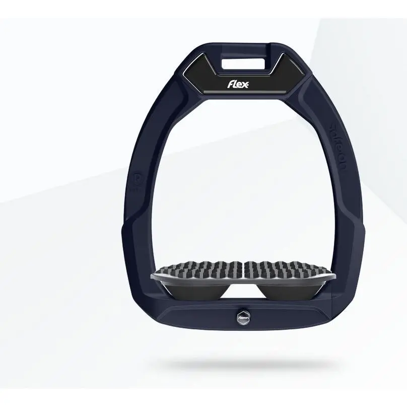 Sicherheitssteigbügel für den Pferdesport Endurance Rot/Grau/Schwarz Flex-On Safe-On