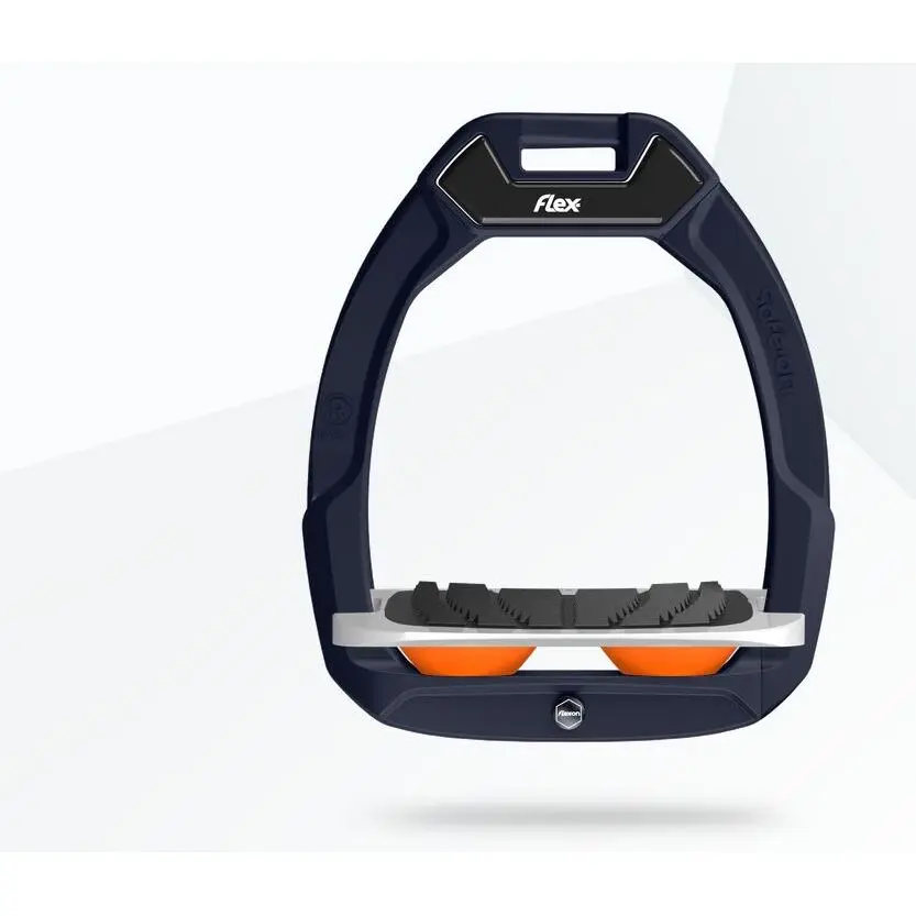 Sicherheits-Sättel mit Neigungsgriff Rot/Grau/Orange Flex-On Safe-On