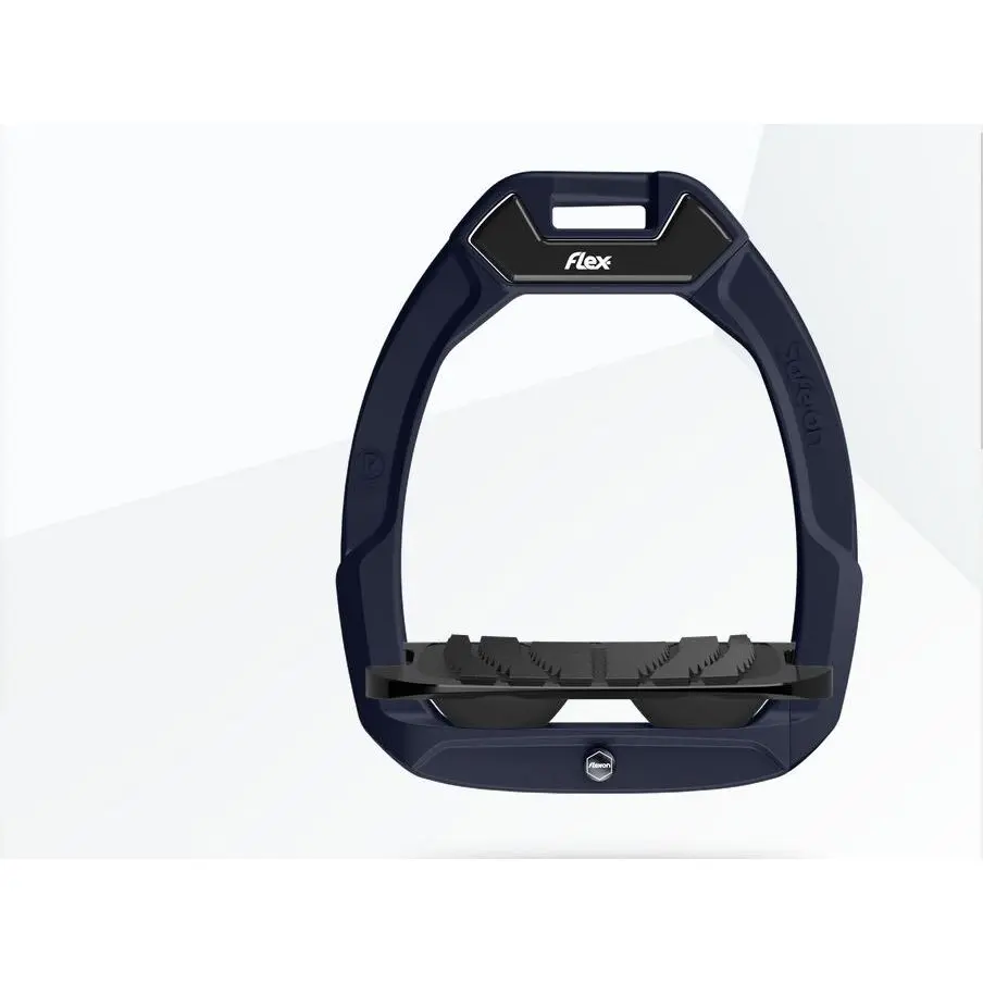 Sicherheitssteigbügel Reiten Neigung Grip Rot/Schwarz/Schwarz Flex-On Safe-On
